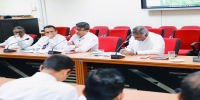 දේශීය හා විදේශීය ආයෝජන ව්‍යාපෘතිවල පවතින බාධාවන් ඉවත් කර කඩිනම් කිරීම පිළිබද සාකච්ඡාව