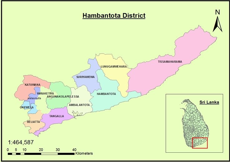 Hambantota map